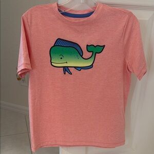 Kids Coral Whale Graphic T-Shirt